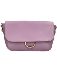 Gianni Chiarini - Tassen ,Paars ,Leer Borsa Argyle Leren Crossbodytas - Lyst