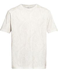 Etro - T-Shirt Met Ronde Hals - Lyst