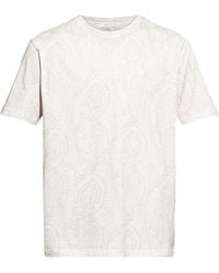 Etro - T-Shirt Met Ronde Hals - Lyst