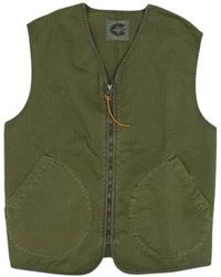 chesapeake's - Jassen ,Groen ,Katoen Deck Vest Hbt - Lyst