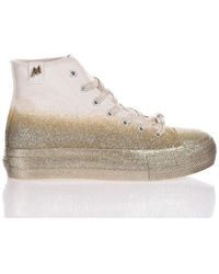 MIMANERA - Glitter Platform Sneakers Frauen - Lyst