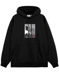 Obey - Hoodies & Sweatvesten ,Zwart ,Katoen Zwarte Grafische Hoodie Voor Mannen - Lyst