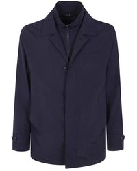 Fay - Jassen ,Blauw ,Nylon Stijlvolle Jas - Lyst