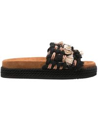 Mou - Schwarze sandalen ss24 - Lyst