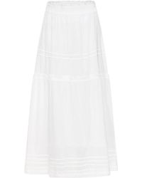 Ichi - Rokken ,Wit ,Midi Skirts - Lyst