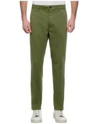 BOSS - Broeken ,Groen ,Katoen Kaito Chino Slim Fit - Lyst