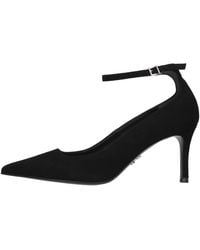 Sergio Levantesi - Schoenen ,Zwart ,Suède Met Hak Zwart - Lyst