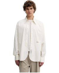 Bluemarble - Logo-Embroidered Shirt - Lyst