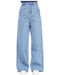 adidas Originals - Jeans denim azul 3 rayas - Lyst