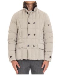 Moorer - Jassen ,Gewatteerde Double-Breasted Peacoat - Lyst