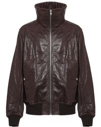 Rick Owens - Leren Bomberjack - Lyst
