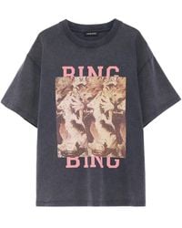 Anine Bing - Tops ,Grijs ,Katoen Cade Tee - Lyst