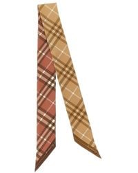 Burberry - Thin Double-Sided Scarf - Lyst