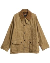 Barbour - Oversized Bedale Casual Jacket Golden Khaki - Lyst