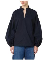 Max Mara - Overhemden ,Blauw ,Blouses - Lyst