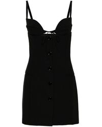 Nensi Dojaka - Kleedjes ,Zwart ,Zwarte Jurk Met Sweetheart Hals En Cut-Out Details - Lyst