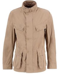 Barbour - Jassen ,Katoen Garment Dyed Duke Casual Jacket - Lyst