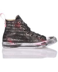 Converse - Sneakers nere fatti a mano scarpe personalizzate - Lyst
