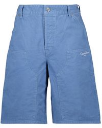 Dior - Korte Broeken ,Blauw ,Katoen Cargo Bermuda Shorts - Lyst
