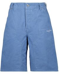 Dior - Korte Broeken ,Blauw ,Katoen Cargo Bermuda Shorts - Lyst