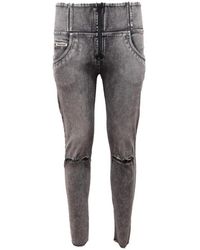 Freddy - Jeans ,Grijs ,Katoen Wrupsnug 2Hs 222 Broek - Lyst