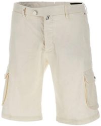 Kiton - Korte Broeken ,Wit ,Katoen Shorts - Lyst