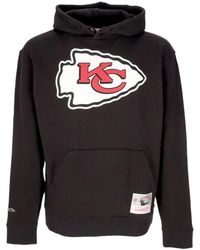 Mitchell & Ness - Hoodies & Sweatvesten ,Zwart ,Katoen Kansas City Chiefs Logo Hoodie - Lyst