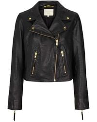 Lolly's Laundry - Jassen ,Zwart ,Leer Madison Jacket - Lyst