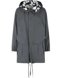 Dries Van Noten - Jassen ,Grijs ,Katoen Voxer Bis M.W. Jacket - Lyst
