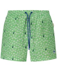 North Sails - Gestreepte Zwemboxer Met Ocean Positive - Lyst