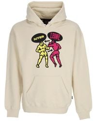 Iuter - Hoodies & Sweatvesten ,Katoen Fighters Hoodie Met Voorzak - Lyst