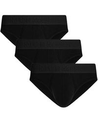 John Richmond - Tripack Low Waist Tricolor Baumwoll Boxer Briefs - Lyst