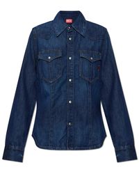 DIESEL - De-Waves Denim Shirt - Lyst