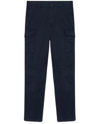 Brooks Brothers - Pantaloni cargo in cotone elasticizzato blu navy - Lyst