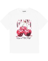 Ganni - T-Shirts - Lyst
