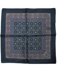 Dolce & Gabbana - Printed Silk Square Foulard Scarf - Lyst