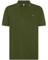 Sun 68 - Tops ,Groen ,Polyester Vintage Groen Polyester Polo Shirt - Lyst