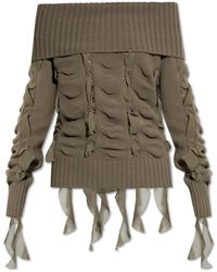 Blumarine - Knitwear > round-neck knitwear - Lyst