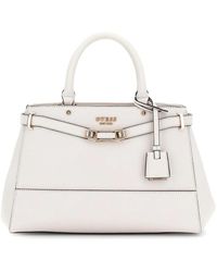 Guess - Pu lederhandtasche - metall-logo - Lyst