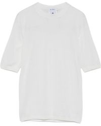 Max Mara - Tops ,Wit ,Wol Witte Wol Sweatshirt Elegant Comfortabele Stijl - Lyst
