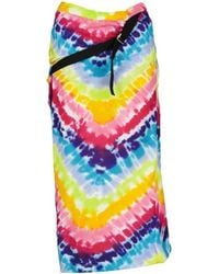 KENZO - Falda recta - Lyst