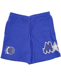 Mitchell & Ness - Korte Broeken ,Blauw ,Katoen Orlando Magic French Terry Shorts - Lyst