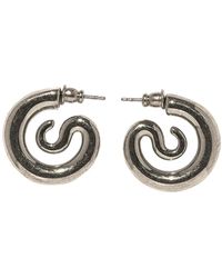 Panconesi - Accessoires ,Grijs ,Serpent Hoops Extra Small - Lyst