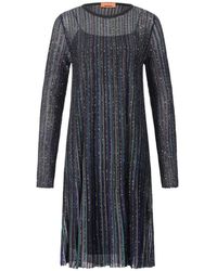 Missoni - Gestreepte Pailletten Mini Jurk - Lyst