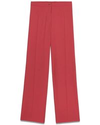 Oltre - Palazzo-hose aus fließendem stoff - Lyst