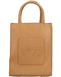 V73 - Tassen ,Bruin ,Leer Tassen. Bruin - Lyst