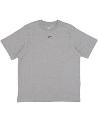 Nike - Fitness ,Grijs ,Katoen Essential Lbr T-Shirt - Lyst