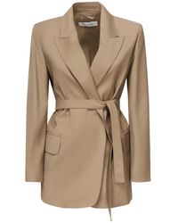 Max Mara - Haselnuss Peak Revers Jacke - Lyst