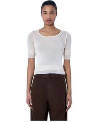 Lemaire - Sheer Knit Top - Lyst