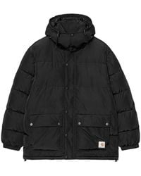 Carhartt - Jassen ,Zwart ,Leer Brent Jacket - Lyst